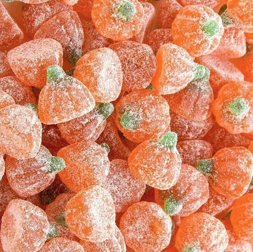 orange gummy pumpkins
