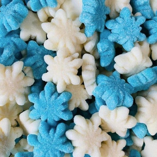 snow flake gummy sweets